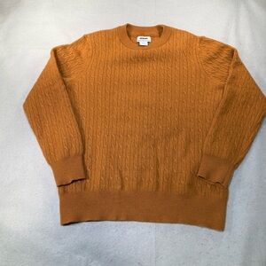 Jason Wu 100% Merino Wool Cableknit Crewneck Sweater